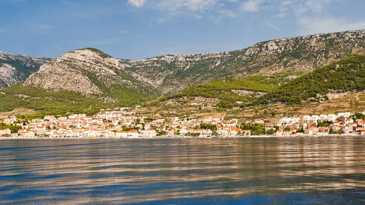 The town of Bol on island Brac